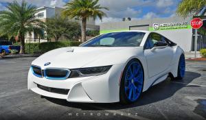 BMW i8 Matte White by MetroWrapz '2016